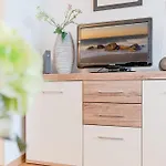 شقة Strandappartements Am Leuchtturmweg Meeresstern كيلينهوسن